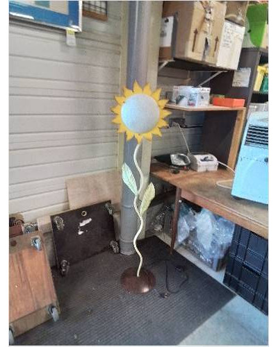 LAMPADAIRE TOURNESOL METAL...