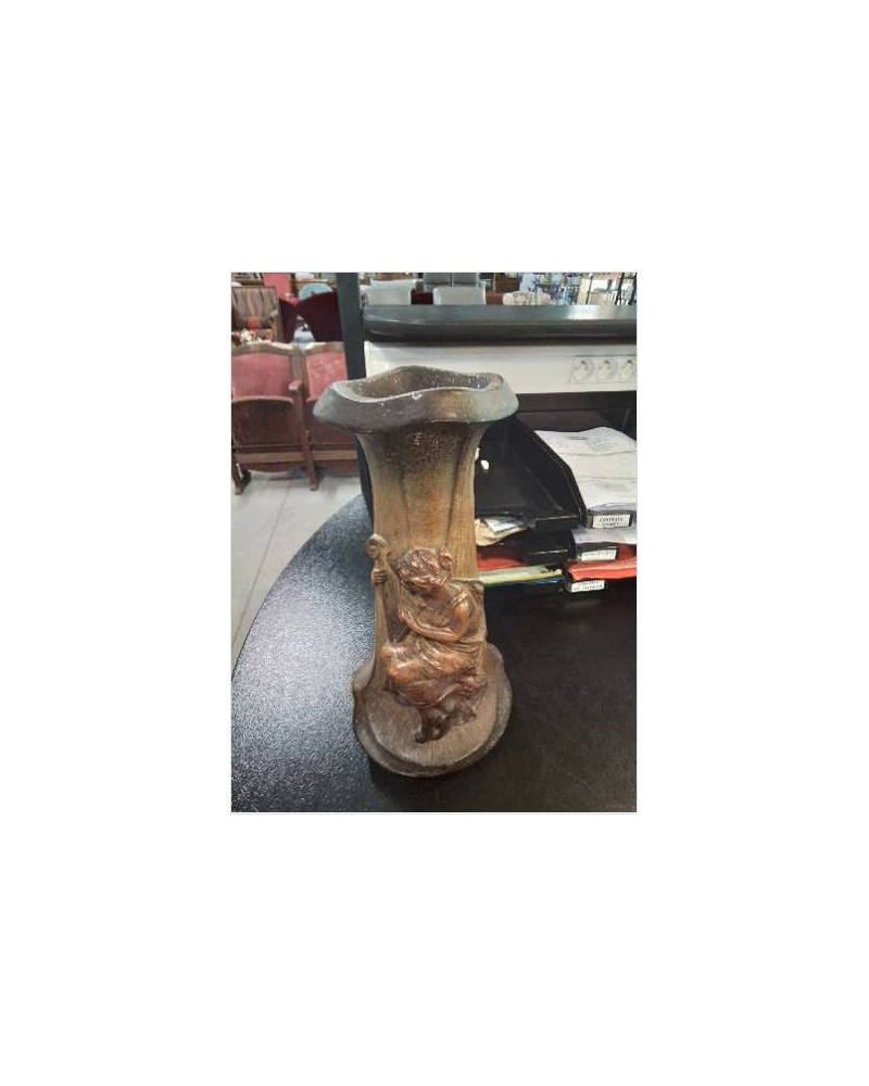 VASE TERRE CUITE ART NOUVEAU PIERRE BALESTRA XIX-XXE
