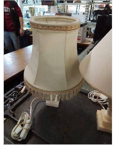 LAMPE ALBATRE BLANC AJ ECRU...
