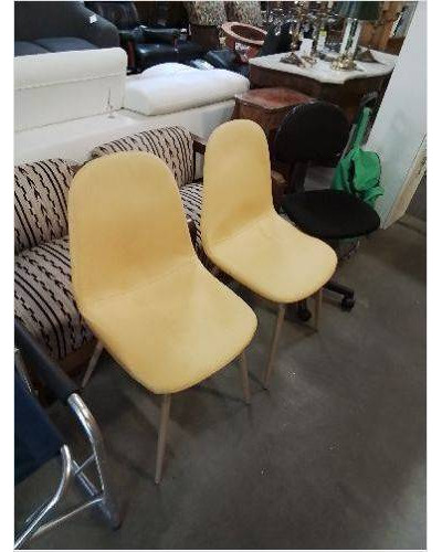 PAIRE DE CHAISES ASSISE...