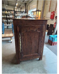 BUFFET 3 QUART BOIS MOULURÉ 1 PORTE XIXE