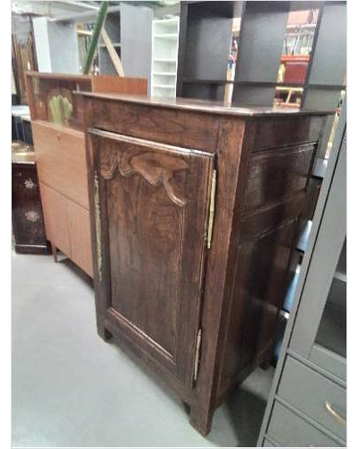 BUFFET 3 QUART BOIS MOULURÉ 1 PORTE XIXE