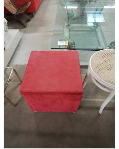 POUF COFFRE CARRÉ TISSU...