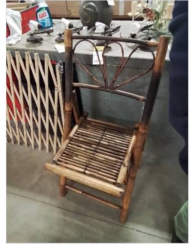 CHAISE BAMBOU PLIANTE