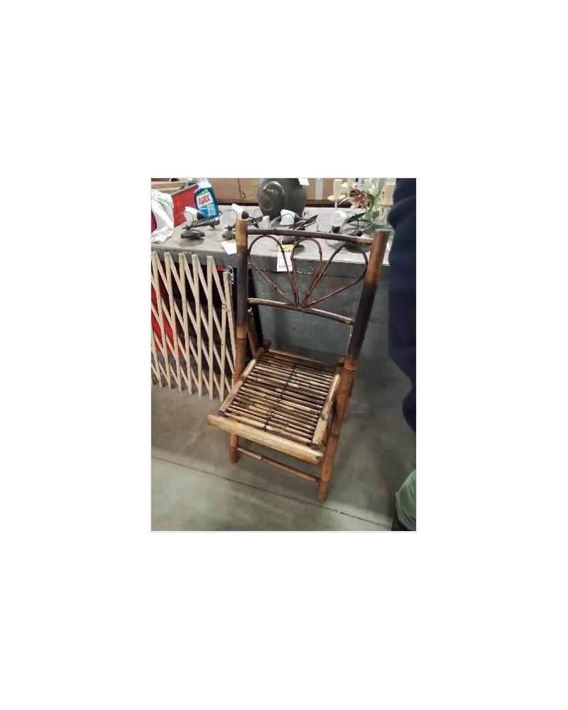 CHAISE BAMBOU PLIANTE