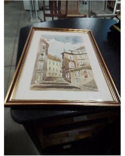 AQUARELLE RUELLE MADRILÈNE...