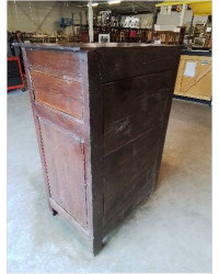 BUFFET 3 QUART BOIS MOULURÉ 1 PORTE XIXE