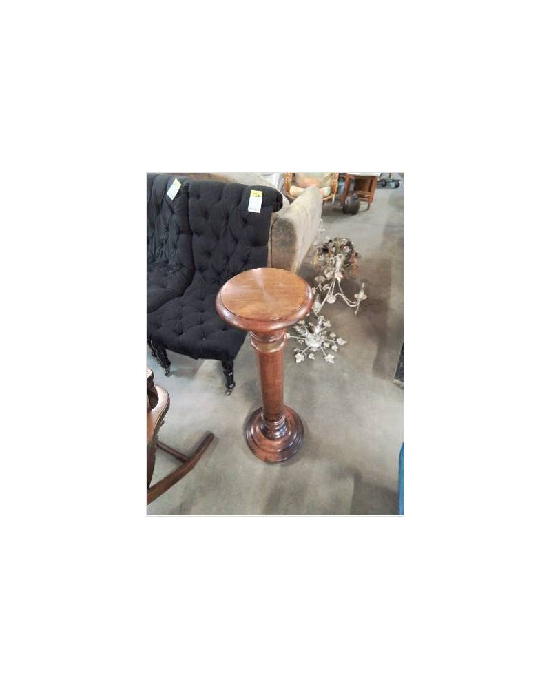SELLETTE BOIS TOURNE MOULURE GARNITURE LAITON 88 CM