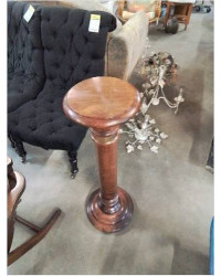 SELLETTE BOIS TOURNE MOULURE GARNITURE LAITON 88 CM