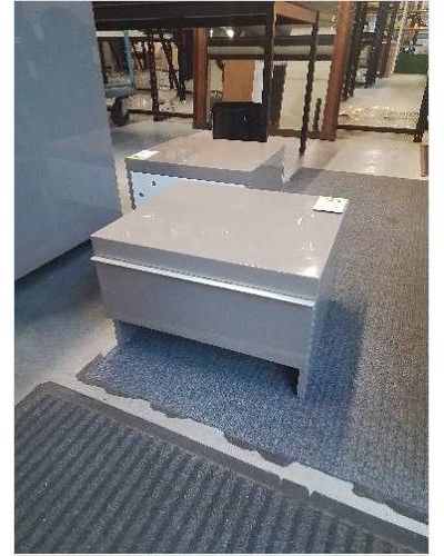 CHEVET BOIS LAQUÉ TAUPE 1...