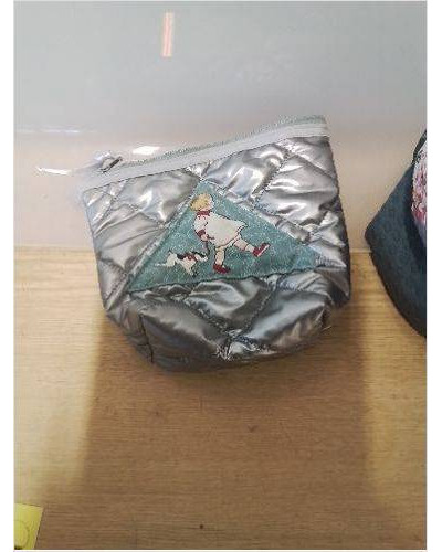 POCHETTE MATELASSÉ ARGENT 