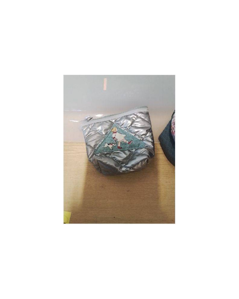 POCHETTE MATELASSÉ ARGENT 