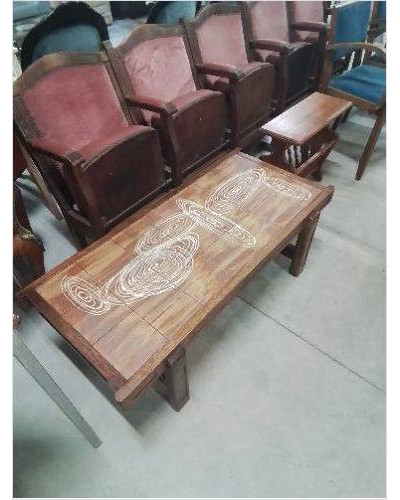 TABLE BASSE BOIS CARRELÉ...