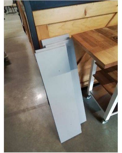 ETAGERE MURALE RESINE GRIS 90X24