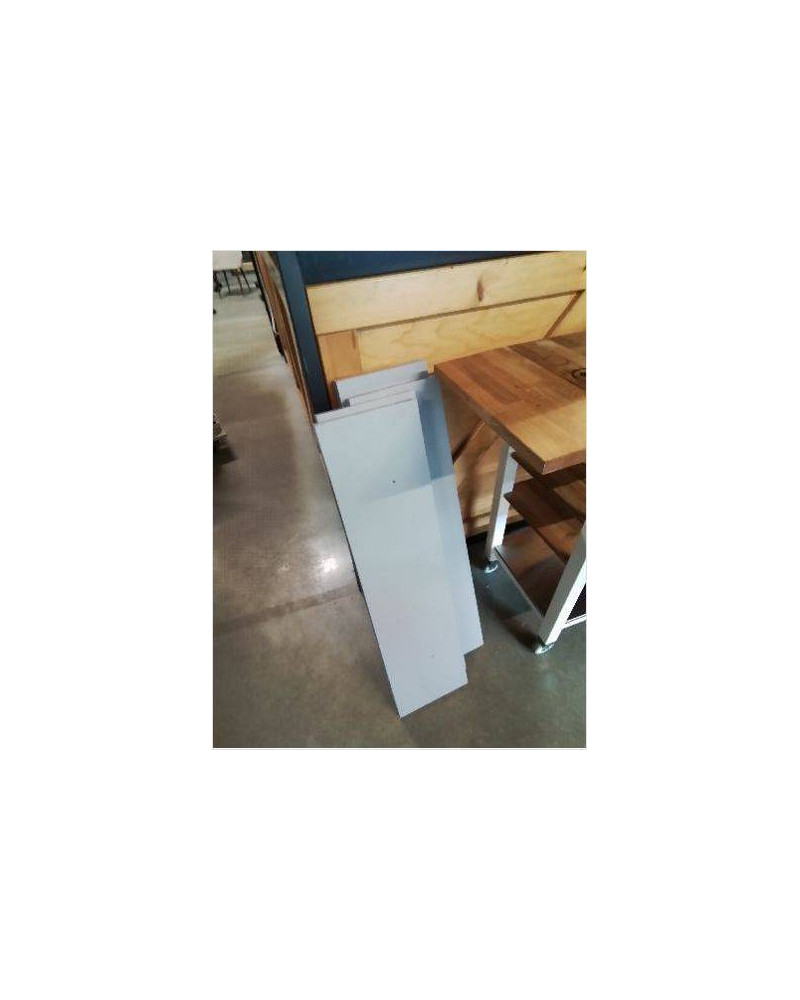 ETAGERE MURALE RESINE GRIS 90X24