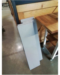 ETAGERE MURALE RESINE GRIS 90X24