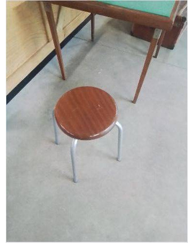 TABOURET ROND PIÈTEMENT...