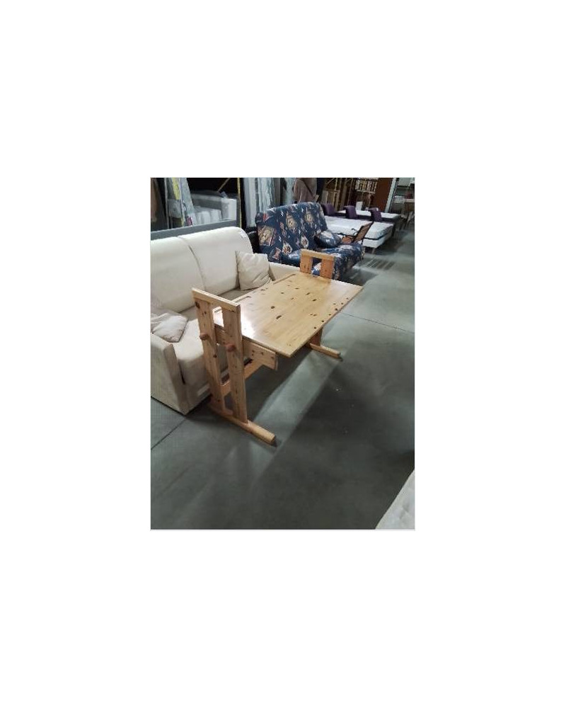 BUREAU PUPITRE PIN 