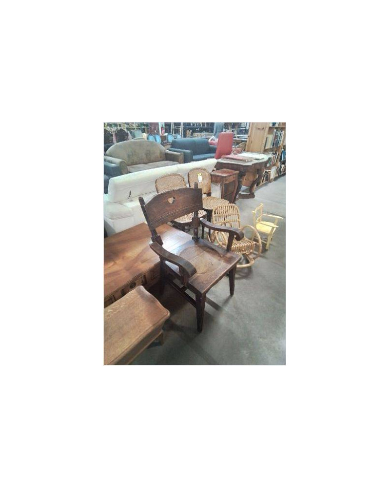 FAUTEUIL A CROSSE DOSSIER AU COEUR 