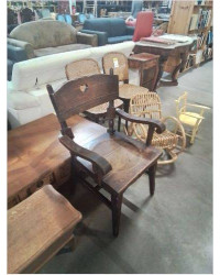 FAUTEUIL A CROSSE DOSSIER AU COEUR 