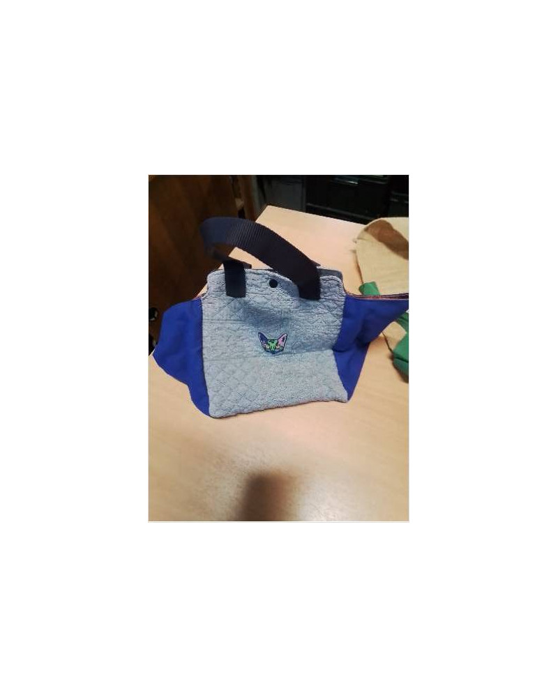 SAC MATELASSÉ BLEU 