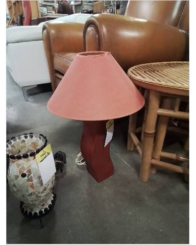 LAMPE CÉRAMIQUE MARRON AJ...