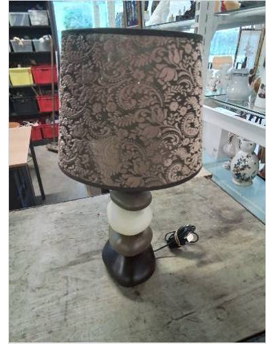 LAMPE GALETS CÉRAMIQUE AJ...