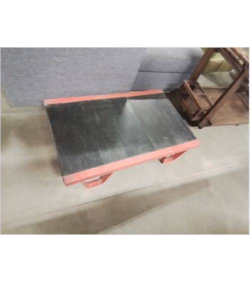 TABLE BASSE PALETTE SNCF MÉTAL ET BOIS