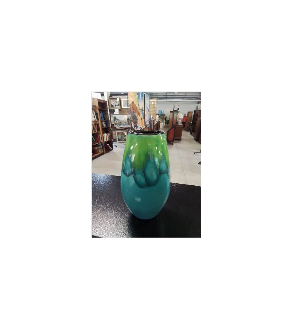 VASE CÉRAMIQUE MANHATTAN POOLE POTTERY ENGLAND 26 CM