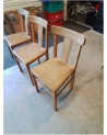 CHAISE BOIS CLAIR ANNÉES 50