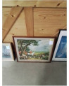 GRAVURE CHASSE A COUR D APRES VERNET