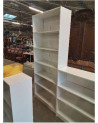 BIBLIOTHÈQUE BOIS BLANC 6 NICHES 