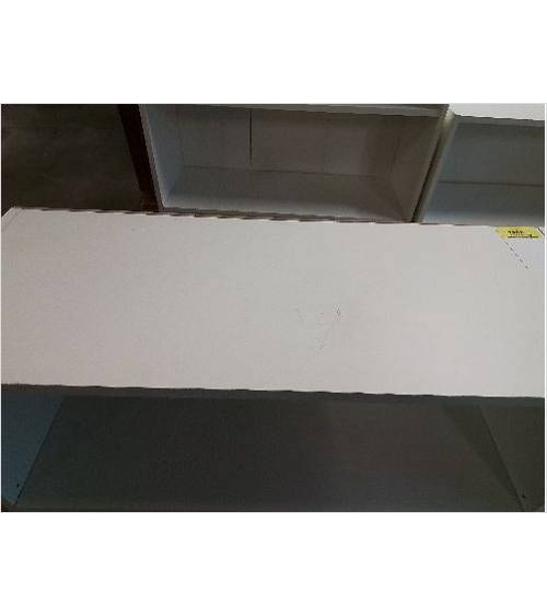 BIBLIOTHÈQUE BOIS BLANC 3 TABLETTES EN L’ÉTAT 
