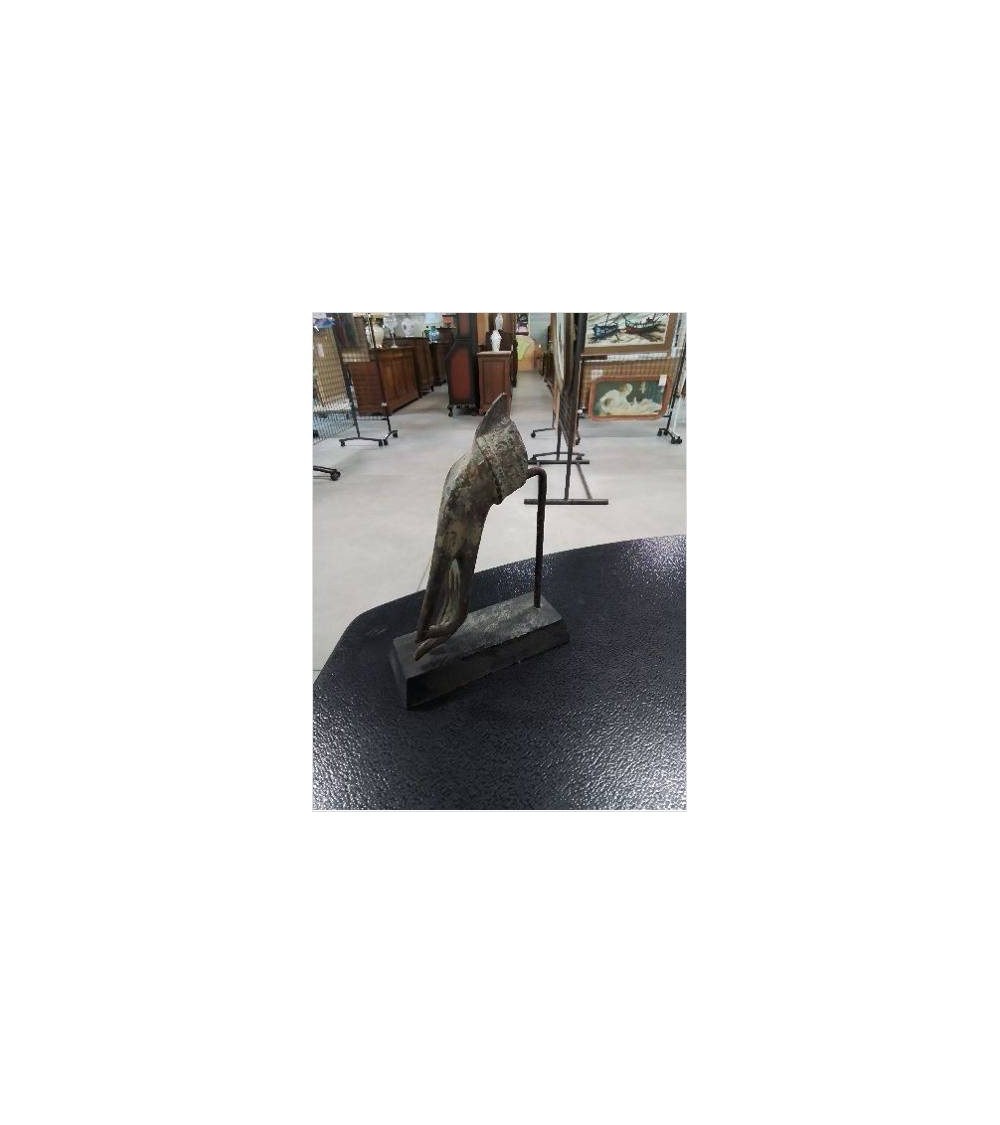 MAIN DE BOUDDHA BRONZE PATINÉ
