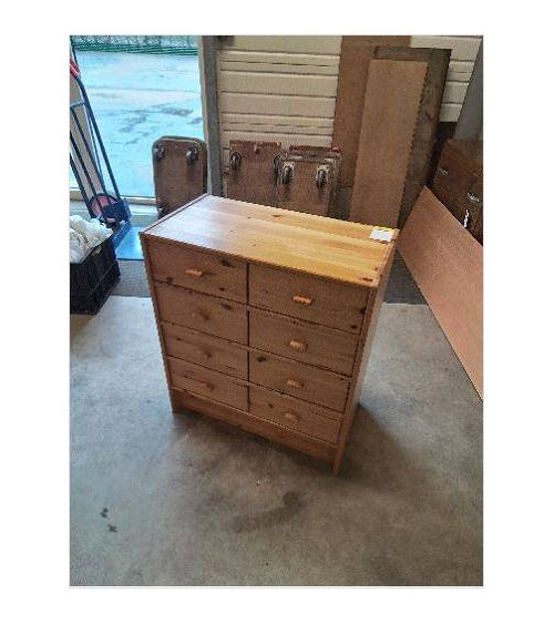 COMMODE PIN 8 TIROIRS 