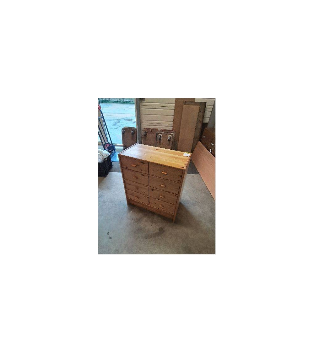 COMMODE PIN 8 TIROIRS 