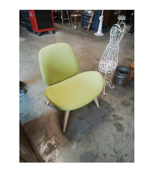 FAUTEUIL LOUGE PU VERT...