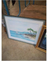AQUARELLE BORD DE MER 