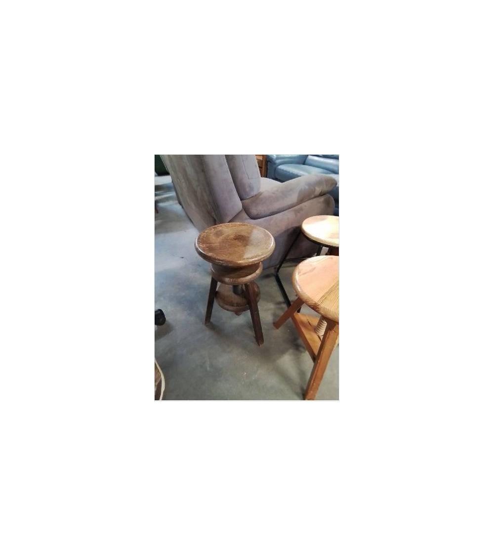 TABOURET A VIS BOIS 