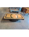 TABLE BASSE RECTANGULAIRE BOIS ANNEES 80