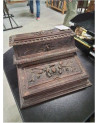 ÉCRITOIRE BOIS SCULPTÉ FIN XIXE