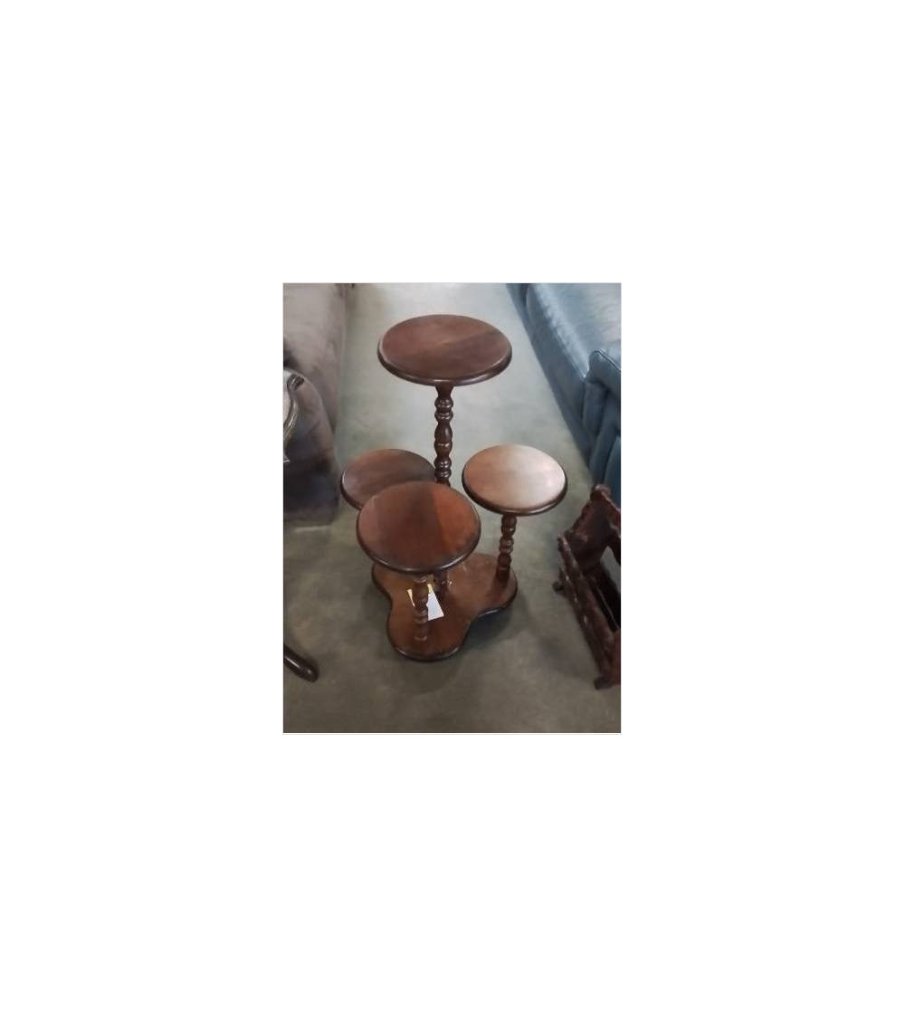 PORTE PLANTE BOIS  4 POTS 
