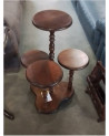 PORTE PLANTE BOIS  4 POTS 