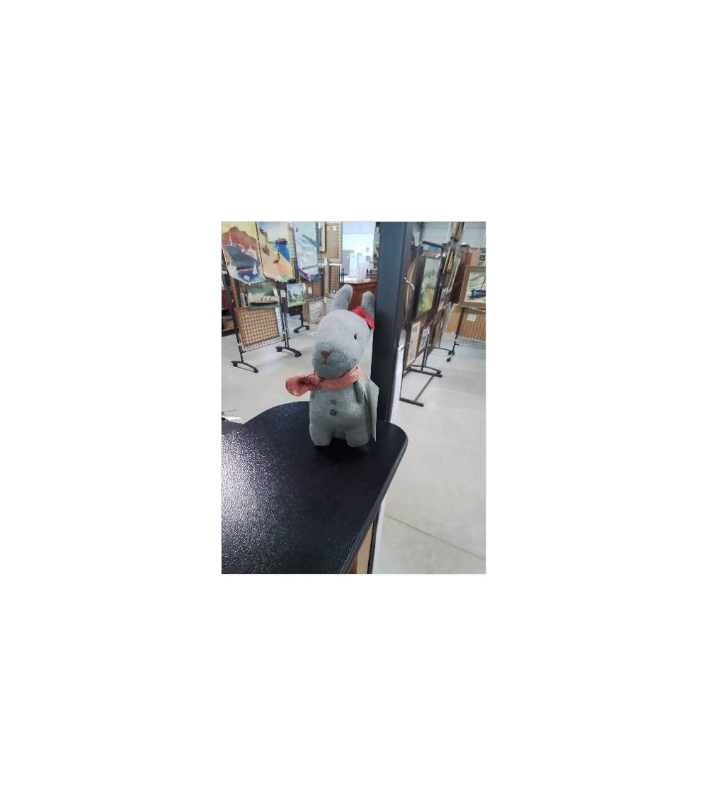 LAPIN GRIS ET ROUGE 