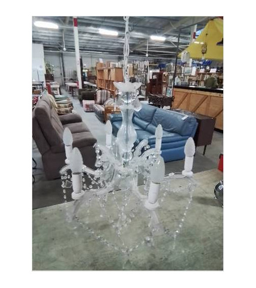 LUSTRE 6 FEUX RESINE A...