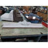 CORNICHE BOIS SCULPTÉ PEINT BLANC STYLE RÉGENCE 148X38