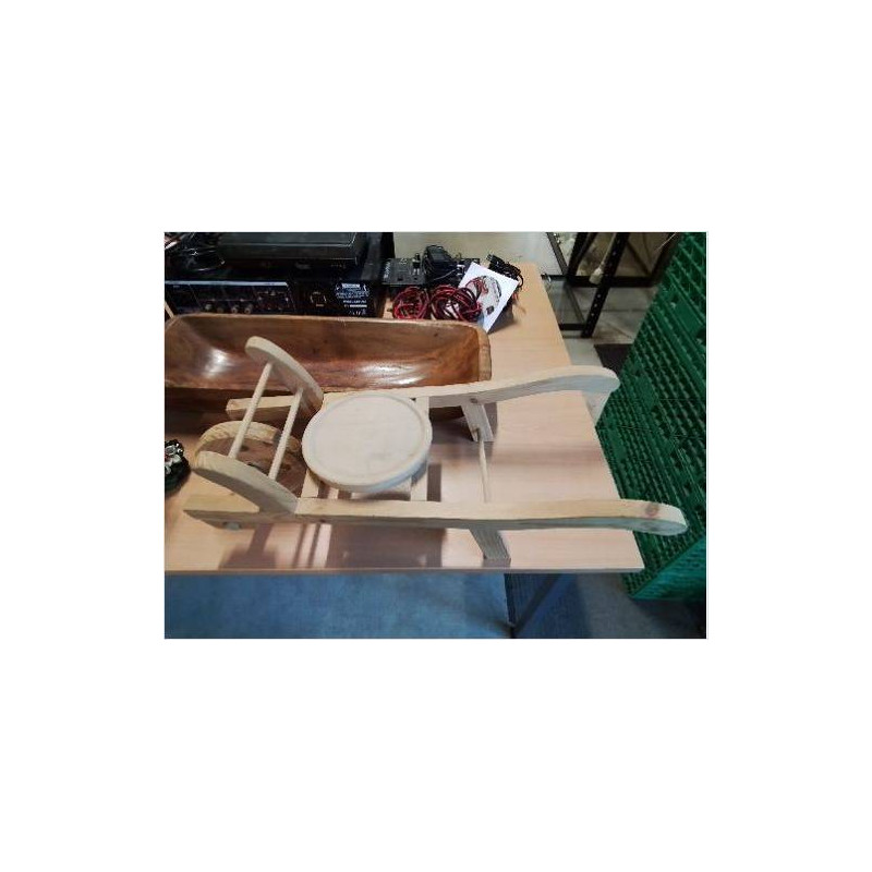 BROUETTE PORTE PLANTE BOIS 