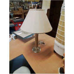LAMPE COLONNE MÉTAL AJ ECRU...