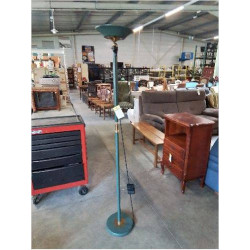 LAMPADAIRE MÉTAL VERT ET DORÉ 