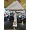 LAMPE OBELISQUE RESINE  AJ BEIGE DRIMMER